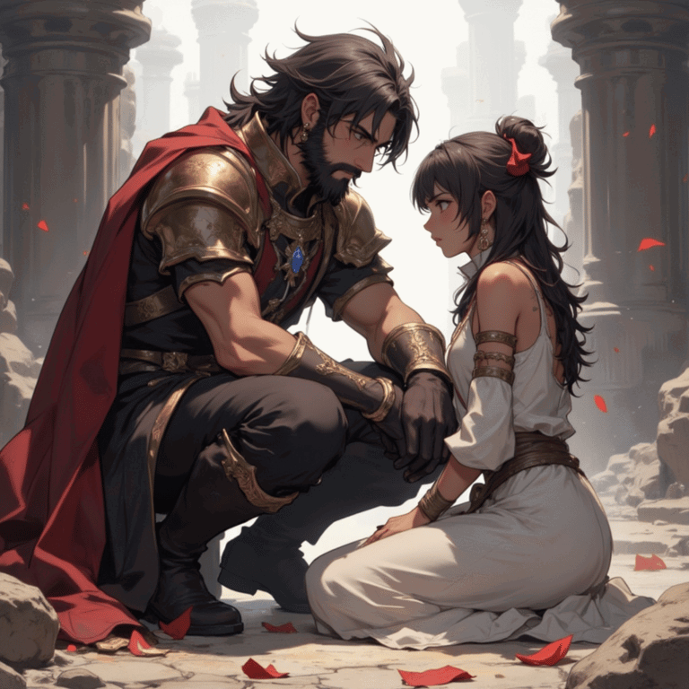 Cover art for The King's Concubine, a concubine scenario on AI Dungeon