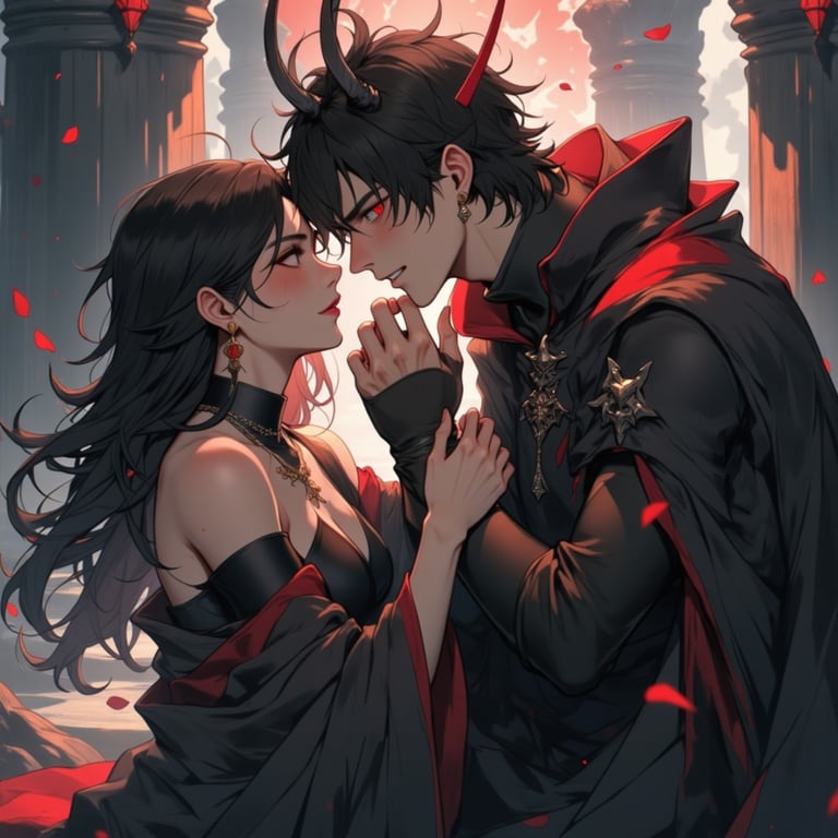 Cover art for The Devil's Claim, a demon scenario on AI Dungeon