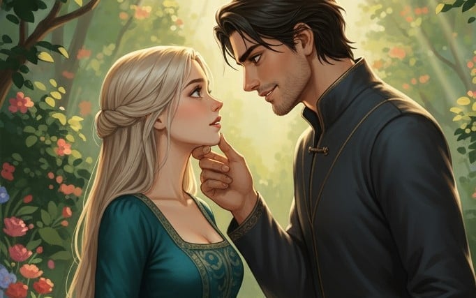 Cover art for Bound As One, a forced proximity scenario on AI Dungeon