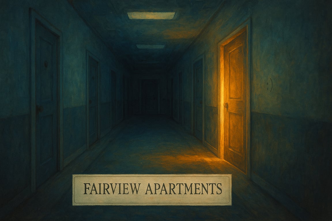 Cover art for Fairview Apartments, a horror scenario on AI Dungeon