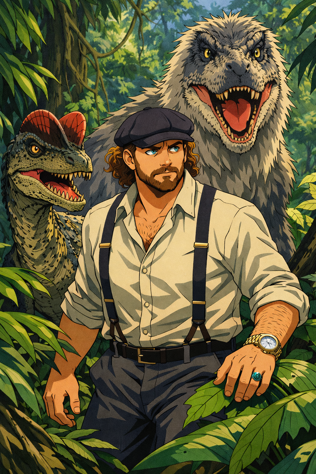 Cover art for Farshore: Obscura Atoll, a dinosaurs scenario on AI Dungeon