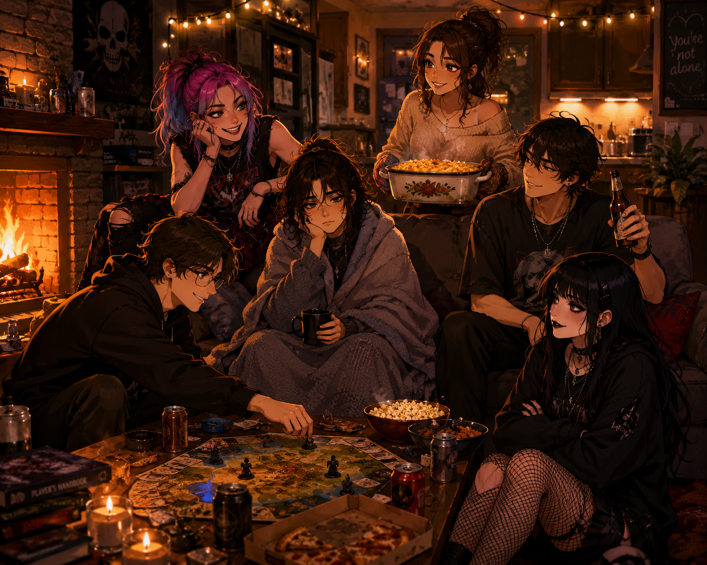 Cover art for My Friends Won’t Let Me Rot, a home scenario on AI Dungeon