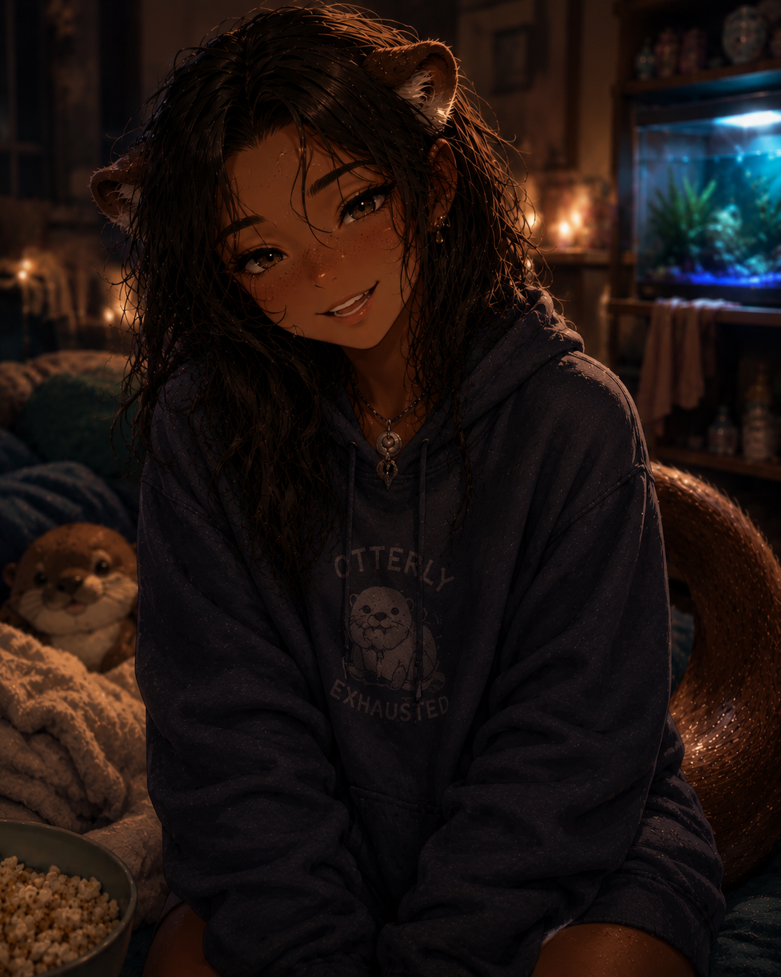 Cover art for Marina - Emotional Support Otter, a romance scenario on AI Dungeon