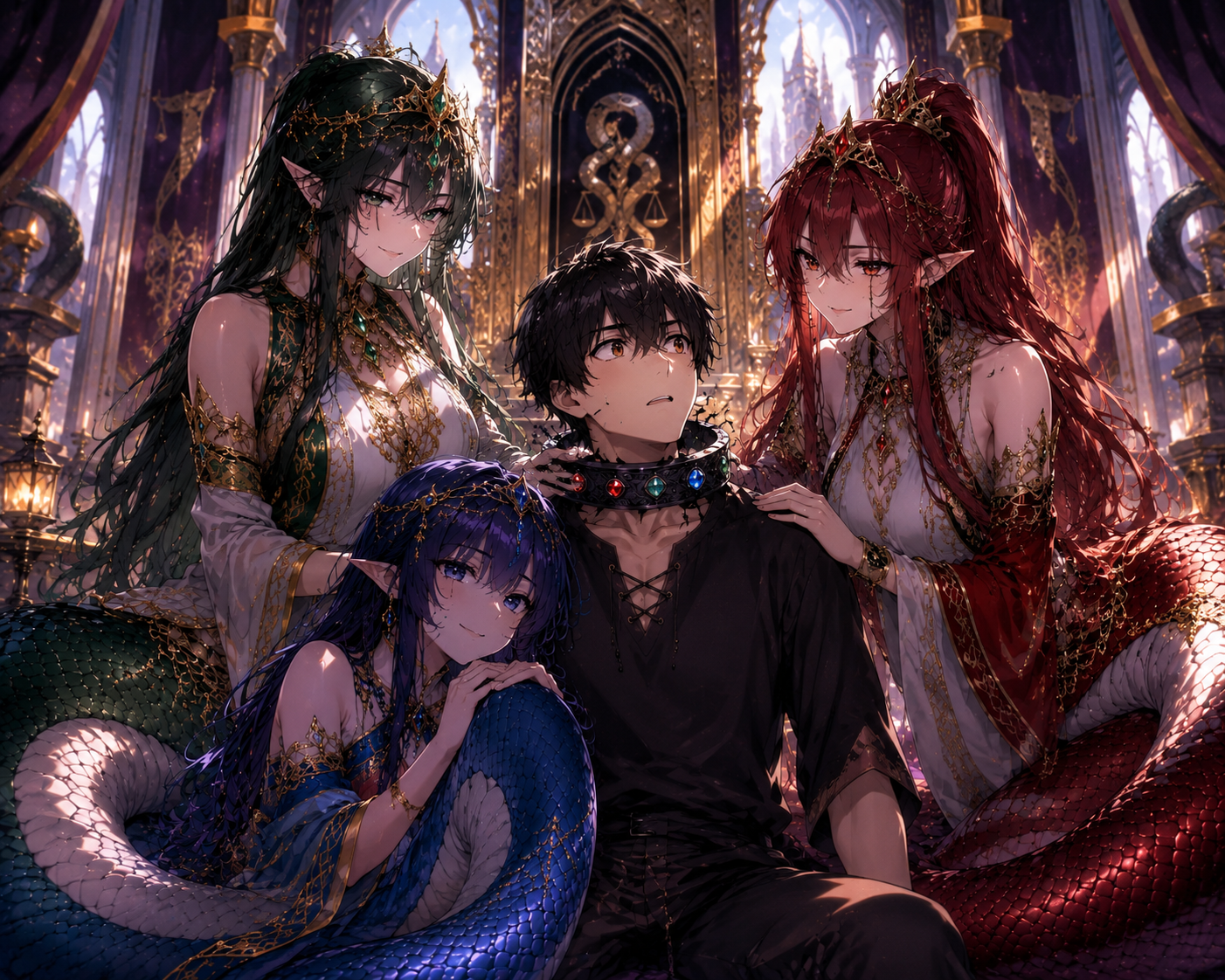 Cover art for Summoned for Them, a romance scenario on AI Dungeon