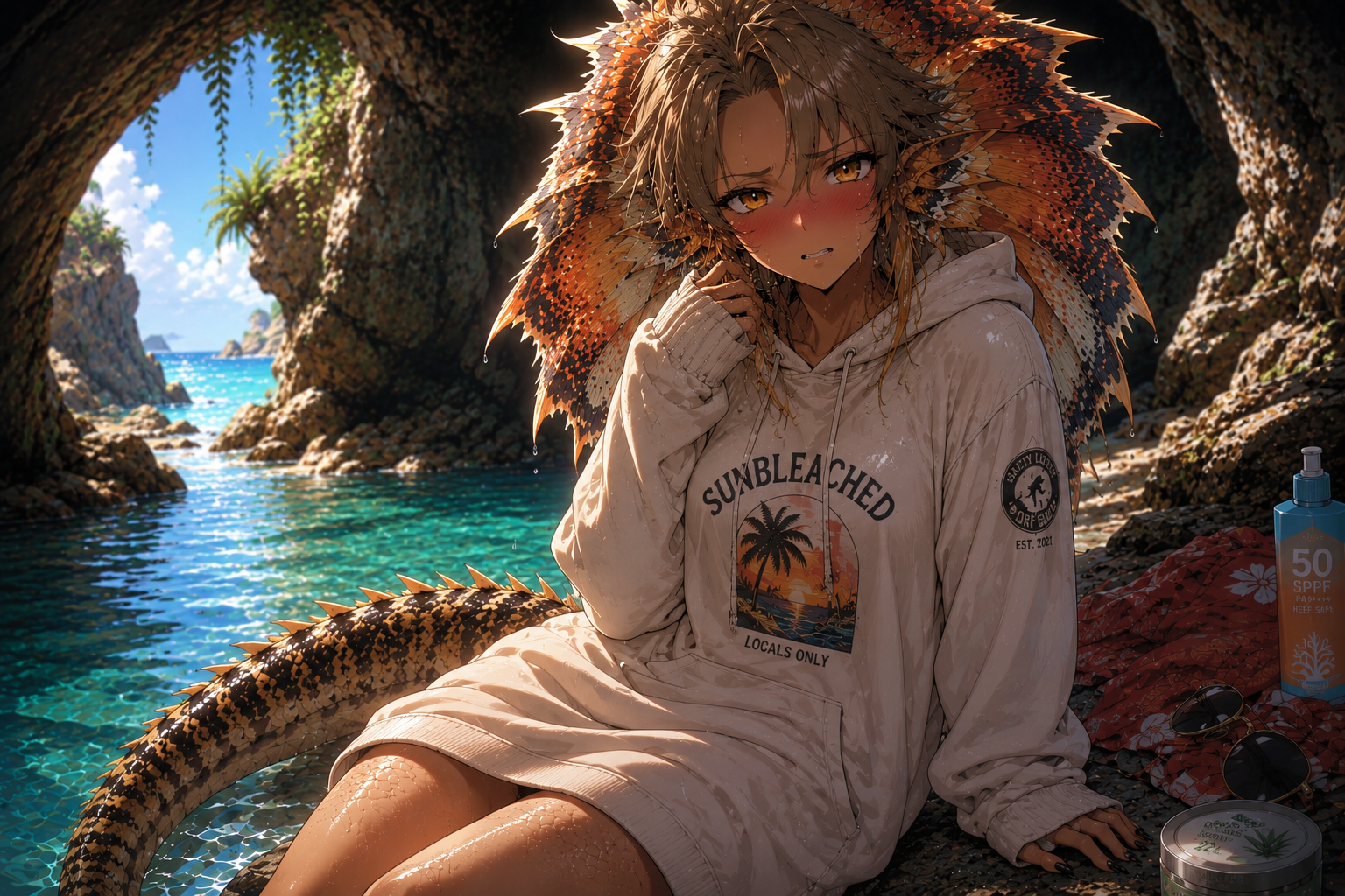 Cover art for Sienna - Molting Season, a friends to lovers scenario on AI Dungeon