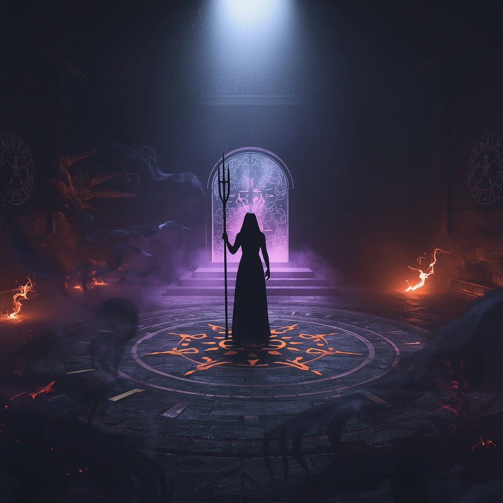 Cover art for Marked By Shadow, a magic scenario on AI Dungeon