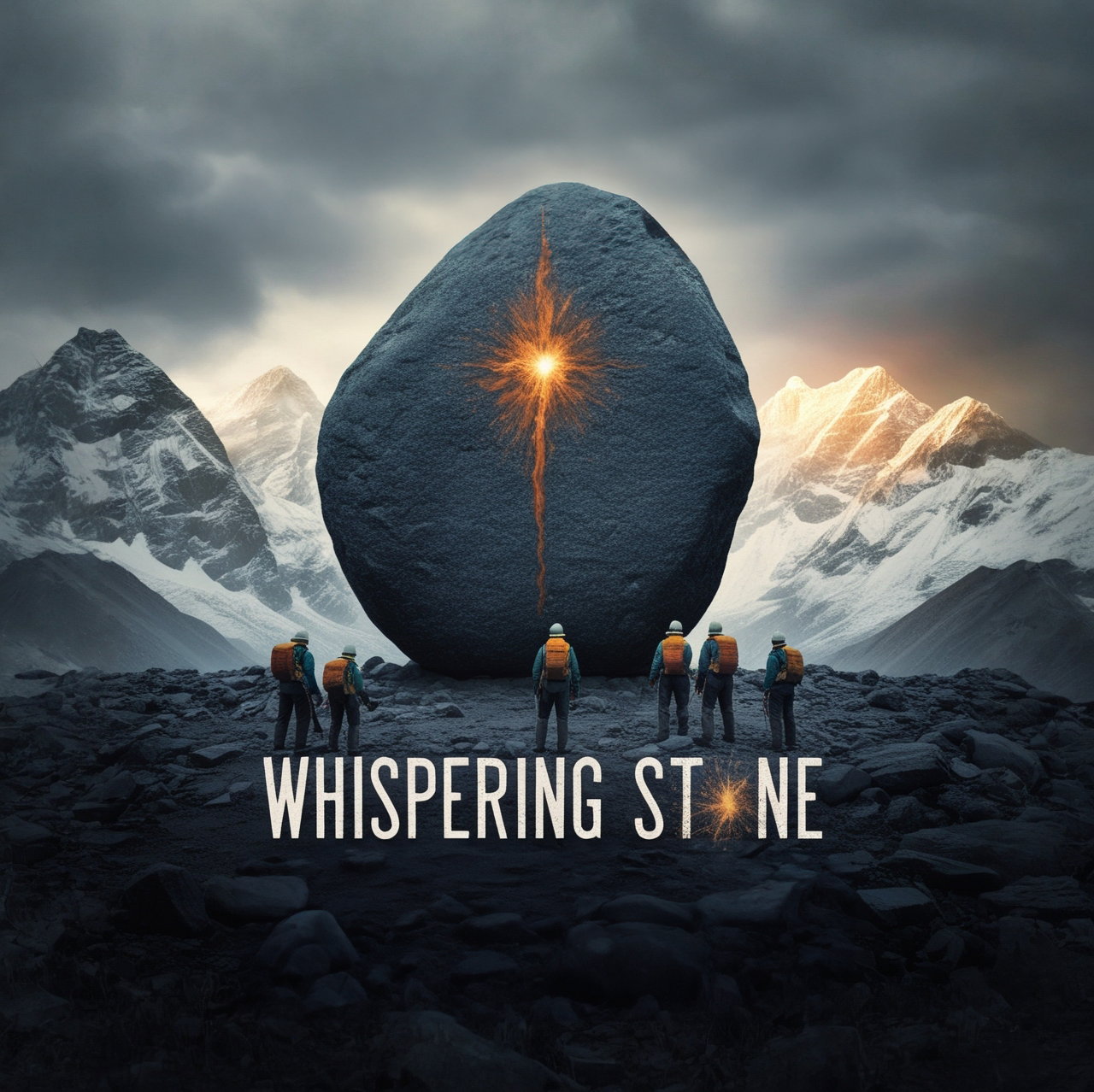 Cover art for Whispering Stone, a cosmic horror scenario on AI Dungeon