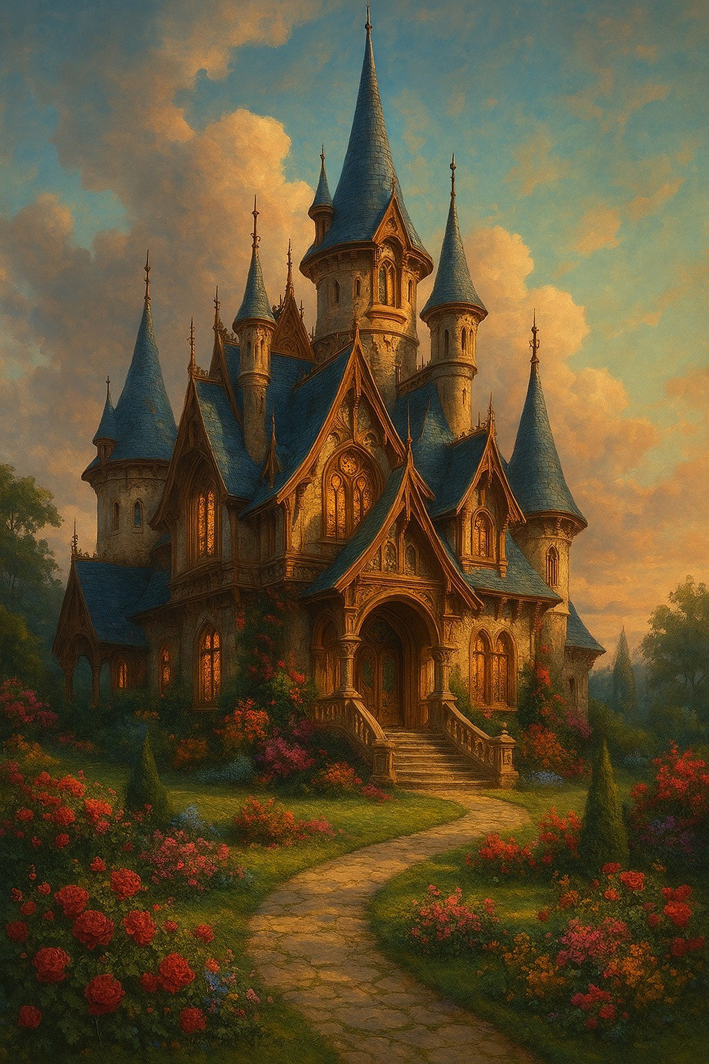 Cover art for Harem mansion, a mature scenario on AI Dungeon