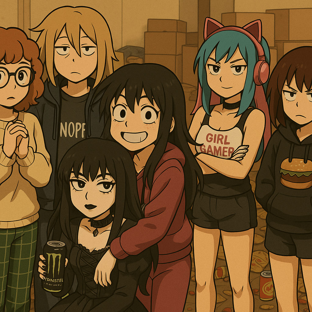 Cover art for NEET Collection - Harem of NEETs, a neet scenario on AI Dungeon