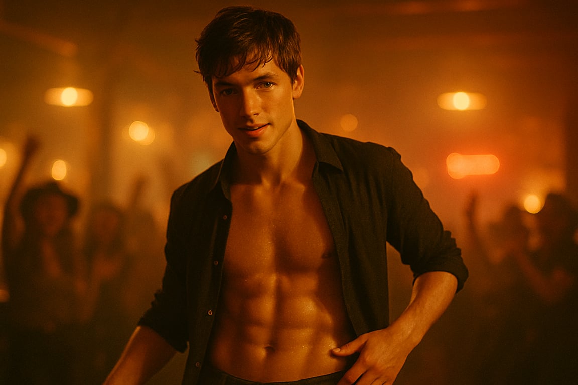 Cover art for The Fire Between Us, a gay scenario on AI Dungeon