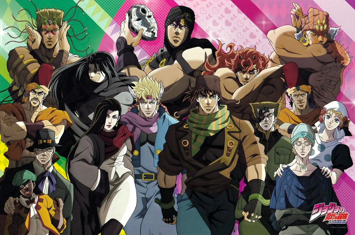 Cover art for JoJo’s Bizarre Adventure: Battle Tendency, a jjba world on Voyage