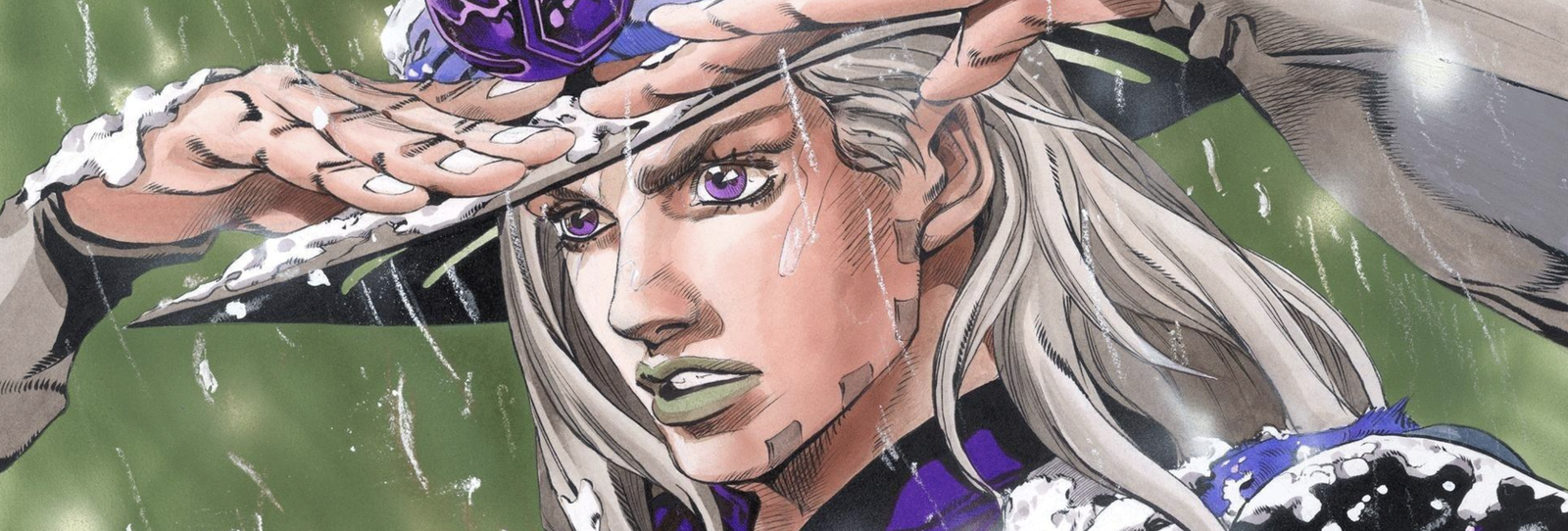 Cover art for JoJo’s Bizarre Adventure: Steel Ball Run, a jjba world on Voyage