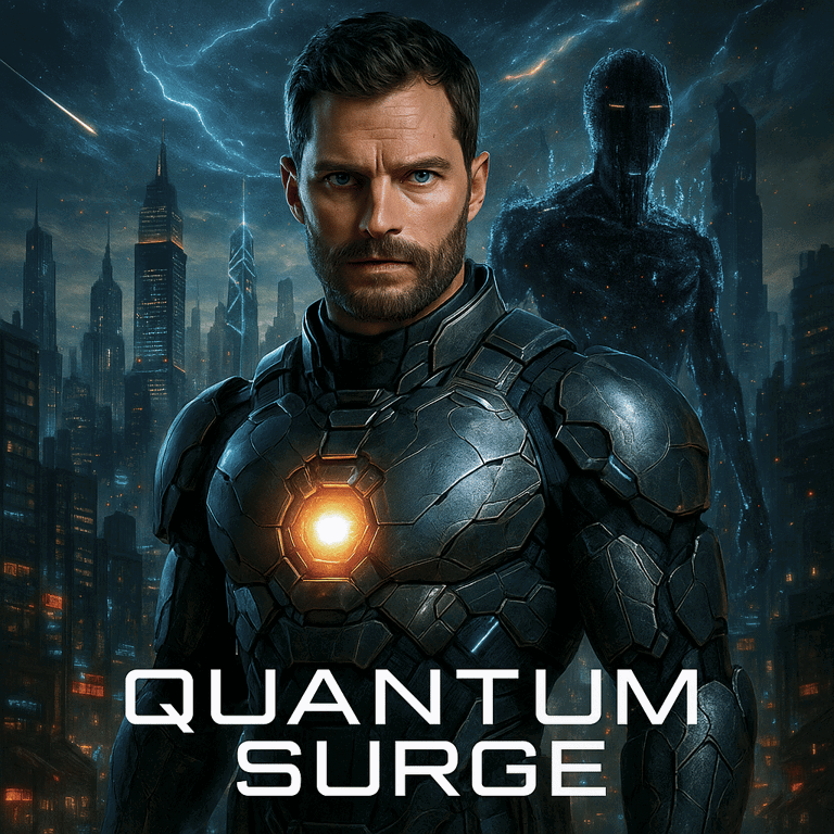 Cover art for Quantum Surge, a sci fi scenario on AI Dungeon