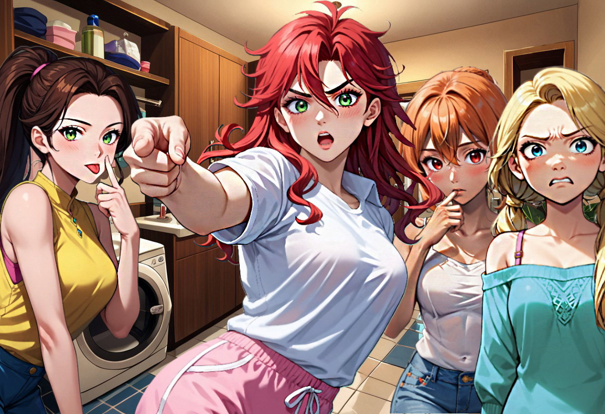 Cover art for Laundry Crisis (v.1.2), an erotic scenario on AI Dungeon