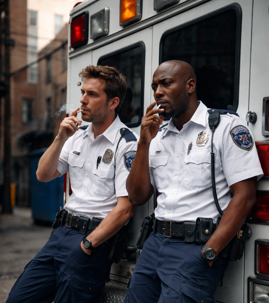 Cover art for Paramedic Simulator v1.1, a slice of life scenario on AI Dungeon