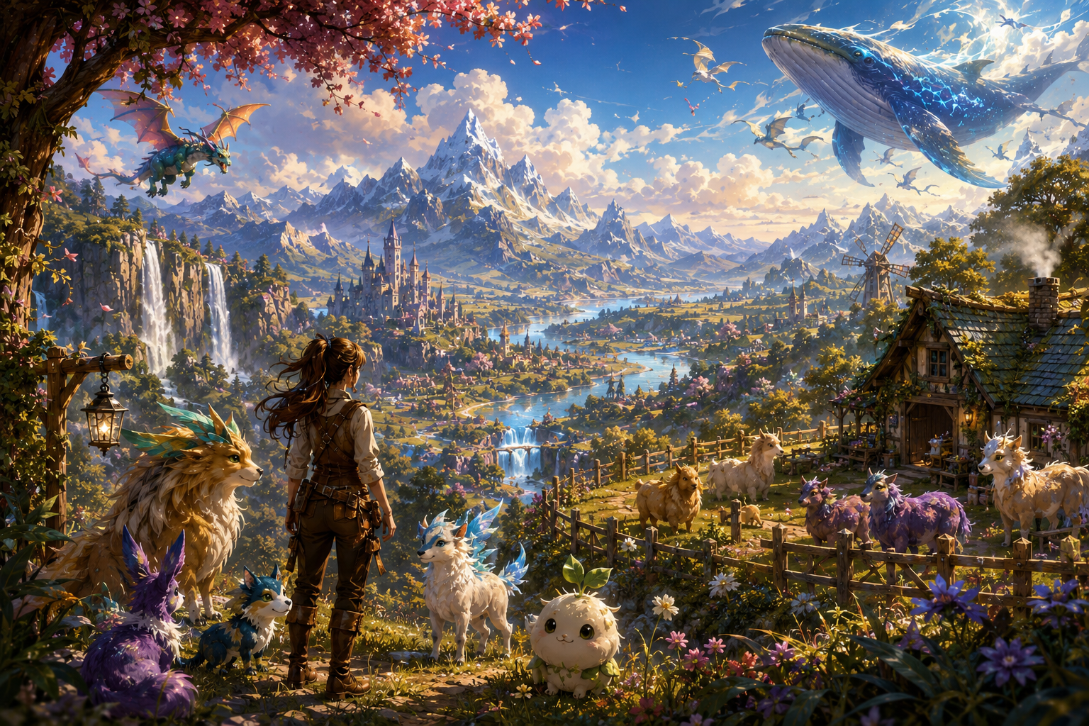 Cover art for Myralis - A Fantasy Ranch Sim, a slice of life scenario on AI Dungeon
