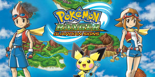 Cover art for Pokémon Ranger: Guardian Signs, a pokemon scenario on AI Dungeon