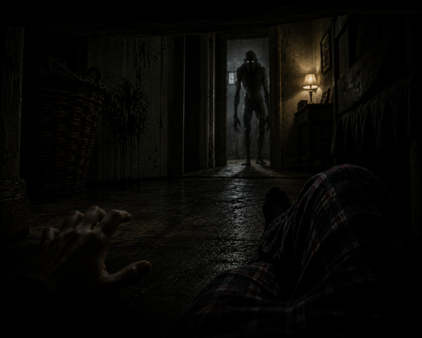 Cover art for The Call, a cryptid scenario on AI Dungeon