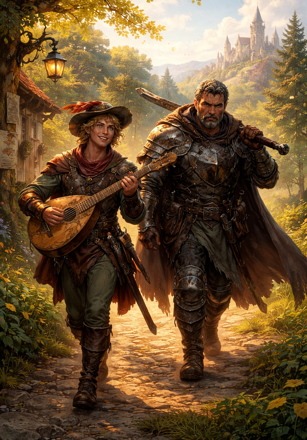Cover art for Toss a coin to your warrior, a bard scenario on AI Dungeon