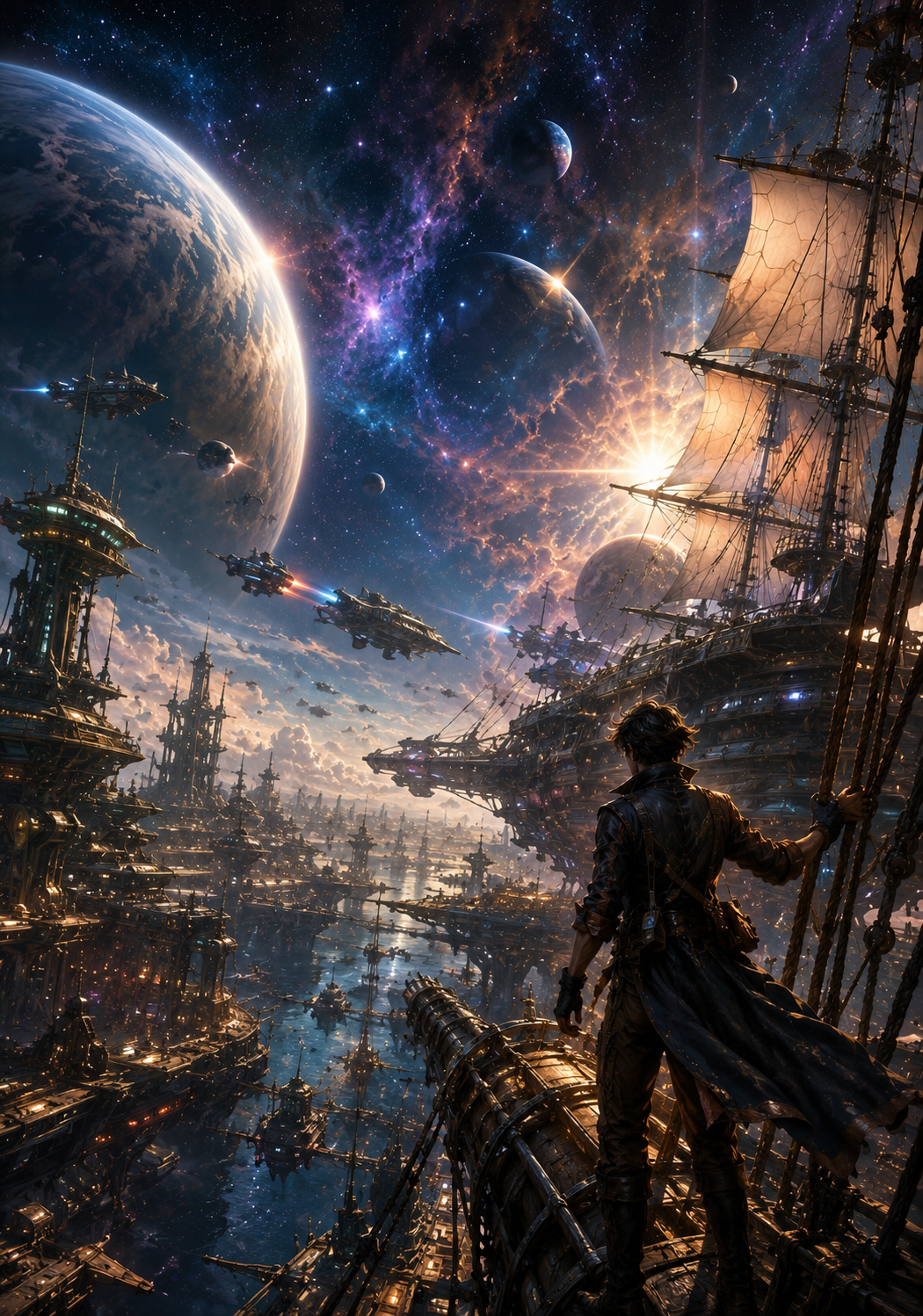 Cover art for Treasure Planet, a treasure planet scenario on AI Dungeon