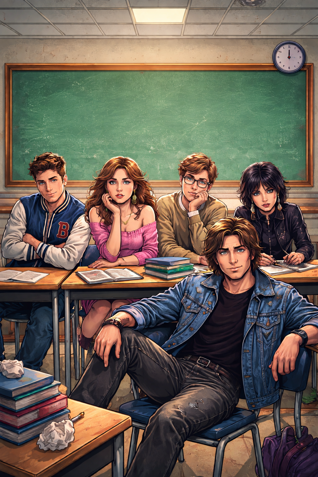 Cover art for The Breakfast Club, a breakfast club scenario on AI Dungeon