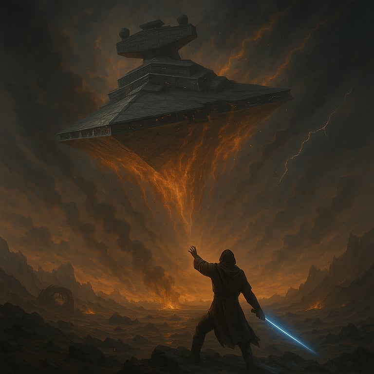 Cover art for Waking the Storm - A star wars adventure, a star wars scenario on AI Dungeon