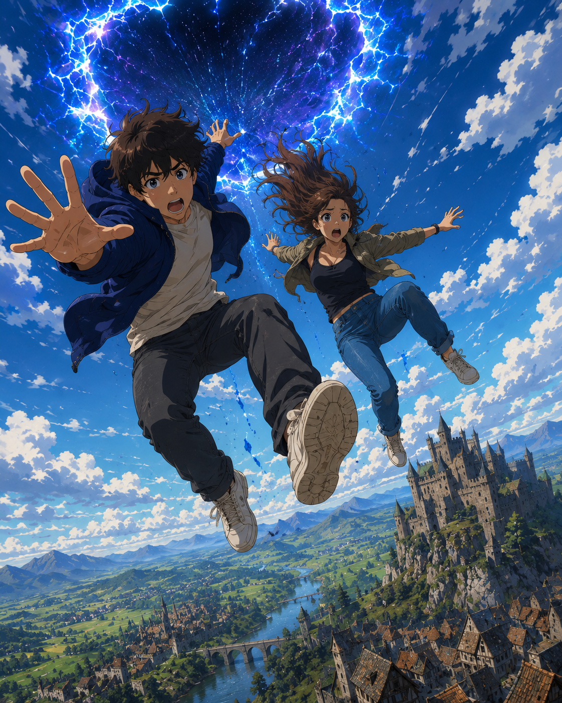 Cover art for Isekai'd with Your Best Friend!, an inner self scenario on AI Dungeon