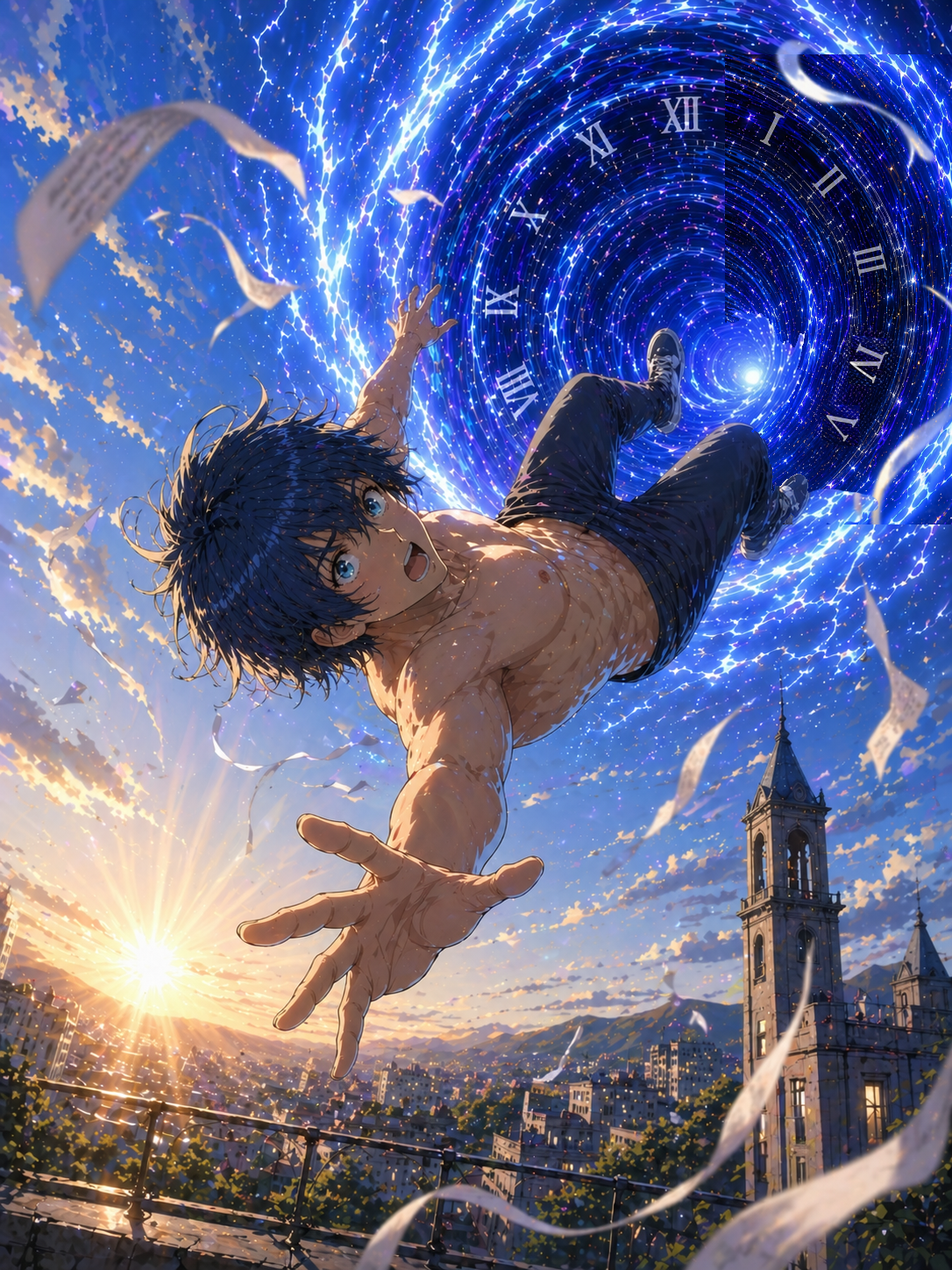 Cover art for My Own Time Travel Scenario (Husbando Edition!), an inner self scenario on AI Dungeon