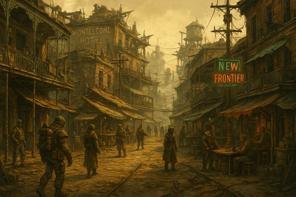 Cover art for Fallout: New Orleans (Low-Context Friendly), a fallout scenario on AI Dungeon