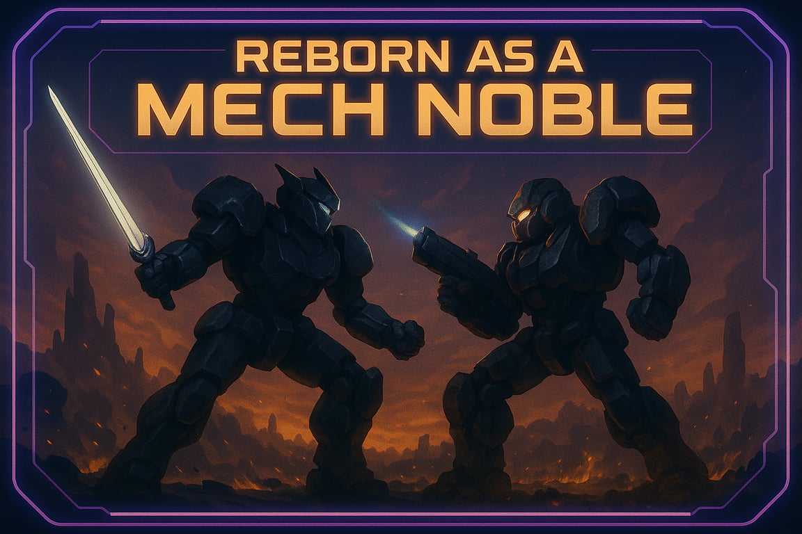Cover art for Reborn as a Mech Noble, a mech scenario on AI Dungeon