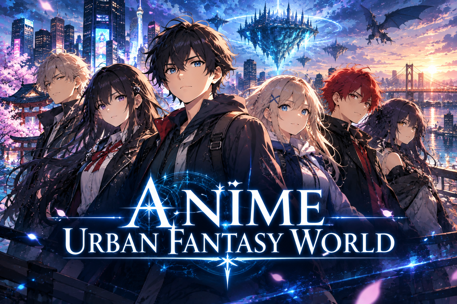 Cover art for Anime Urban Fantasy World, an anime world on Voyage