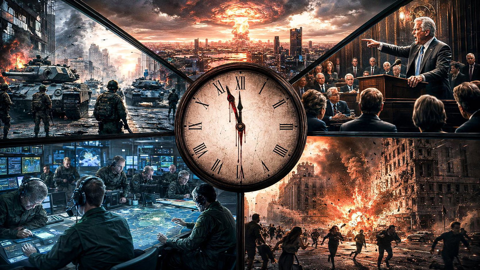 Cover art for Otherwar: A World on the Brink, a modern warfare world on Voyage