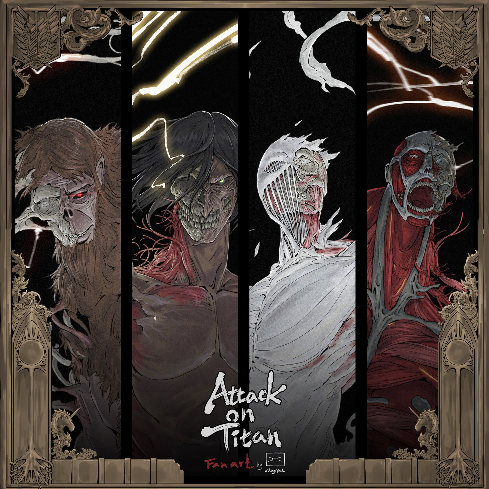 Cover art for Attack On Titan, an aot scenario on AI Dungeon
