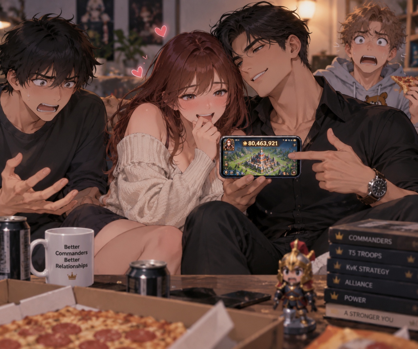 Cover art for 80 MILLION POWER, an absurd scenario on AI Dungeon