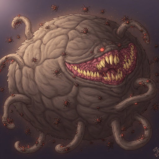 Cover art for Feast of Fury, a critters scenario on AI Dungeon