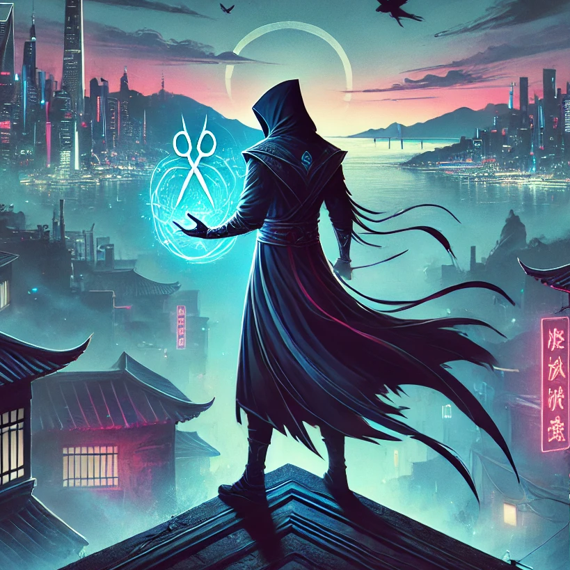 Cover art for the shadows of seven on AI Dungeon