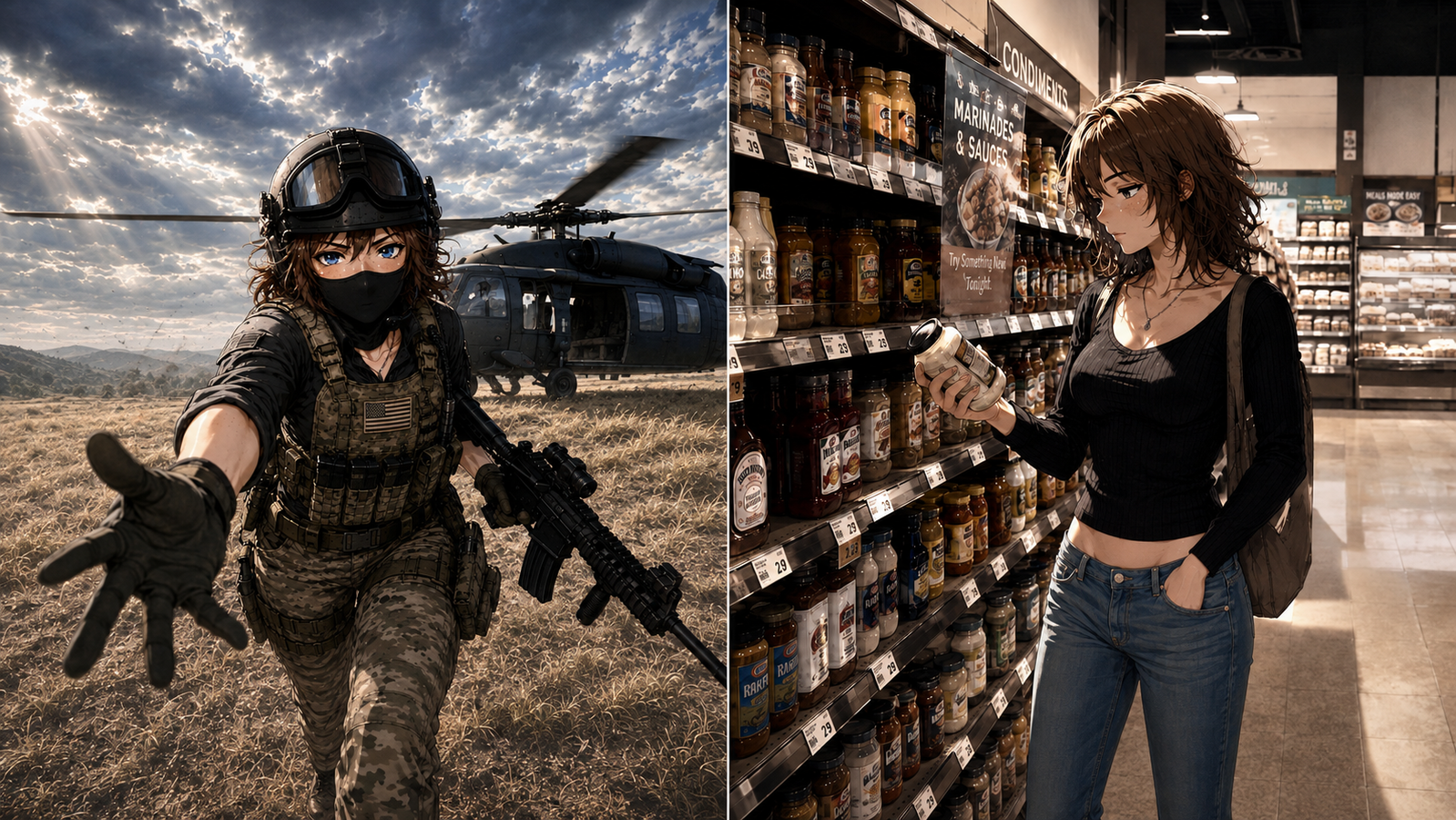 Cover art for Rotor Wash, a military scenario on AI Dungeon