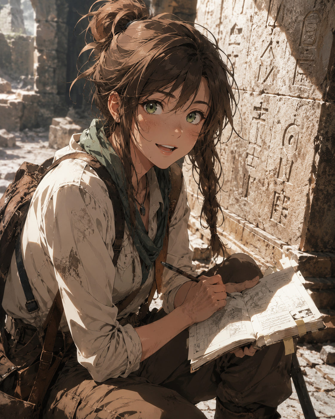 Cover art for Juniper’s Journal, a fantasy scenario on AI Dungeon