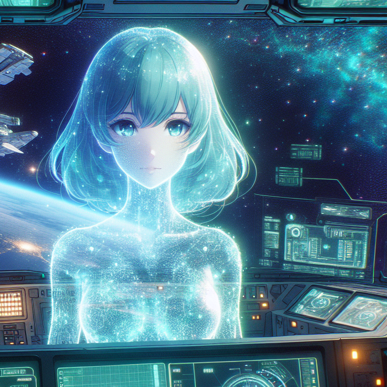 Cover art for “Ship happens”, an autocards scenario on AI Dungeon