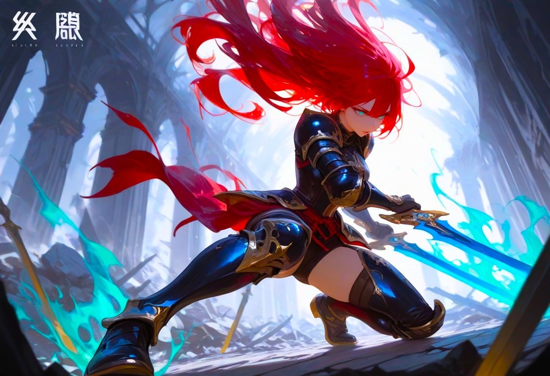 Cover art for ⚔️Twinblade Ascension🌕, a fantasy scenario on AI Dungeon