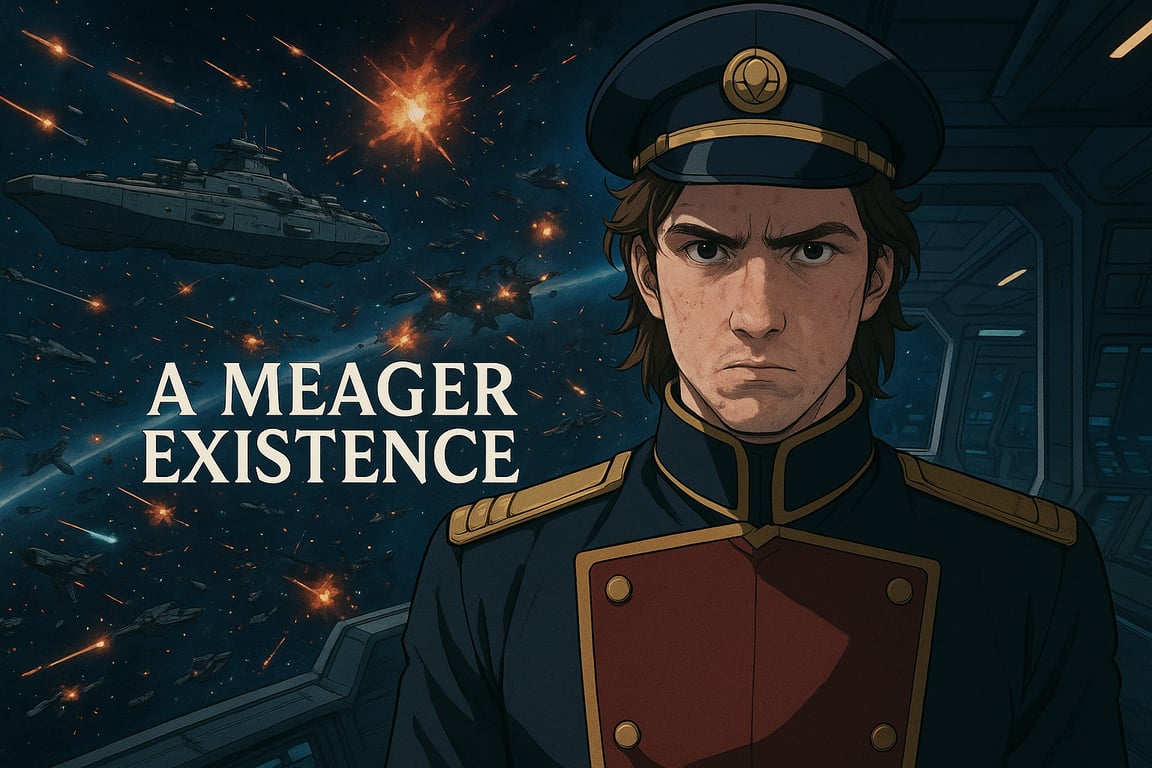 Cover art for A Meager Existence, a space scenario on AI Dungeon