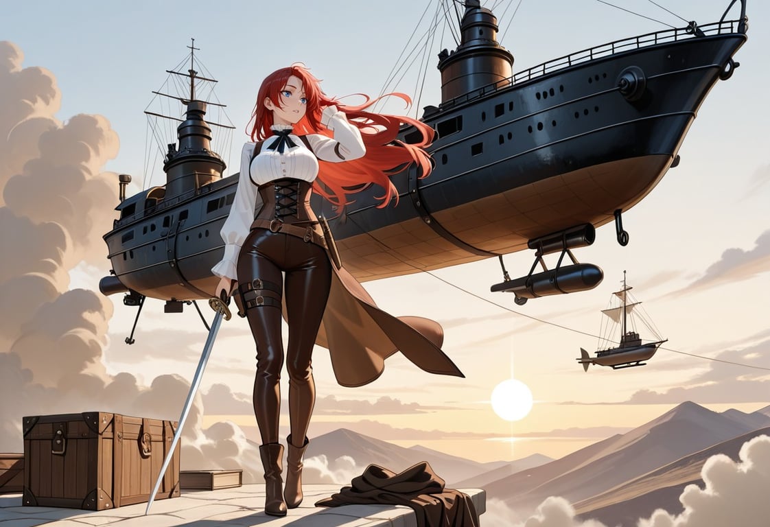Cover art for Tarn of the Coming Storm, an exploration scenario on AI Dungeon