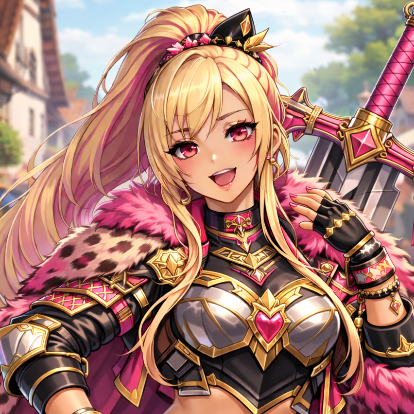 Cover art for Borrowed Stories- Liese “Goldlash”, a gyaru scenario on AI Dungeon