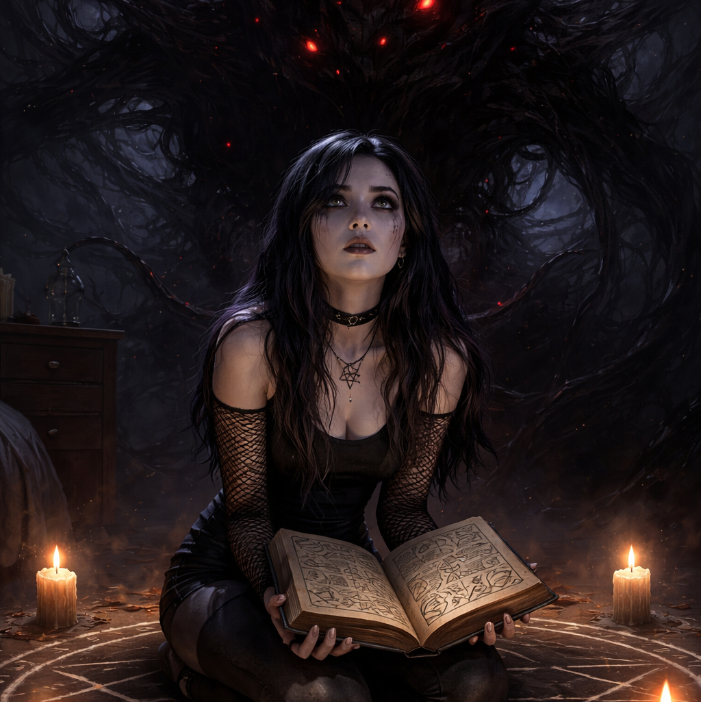 Cover art for It Worked!? (đźŽ), a goth scenario on AI Dungeon