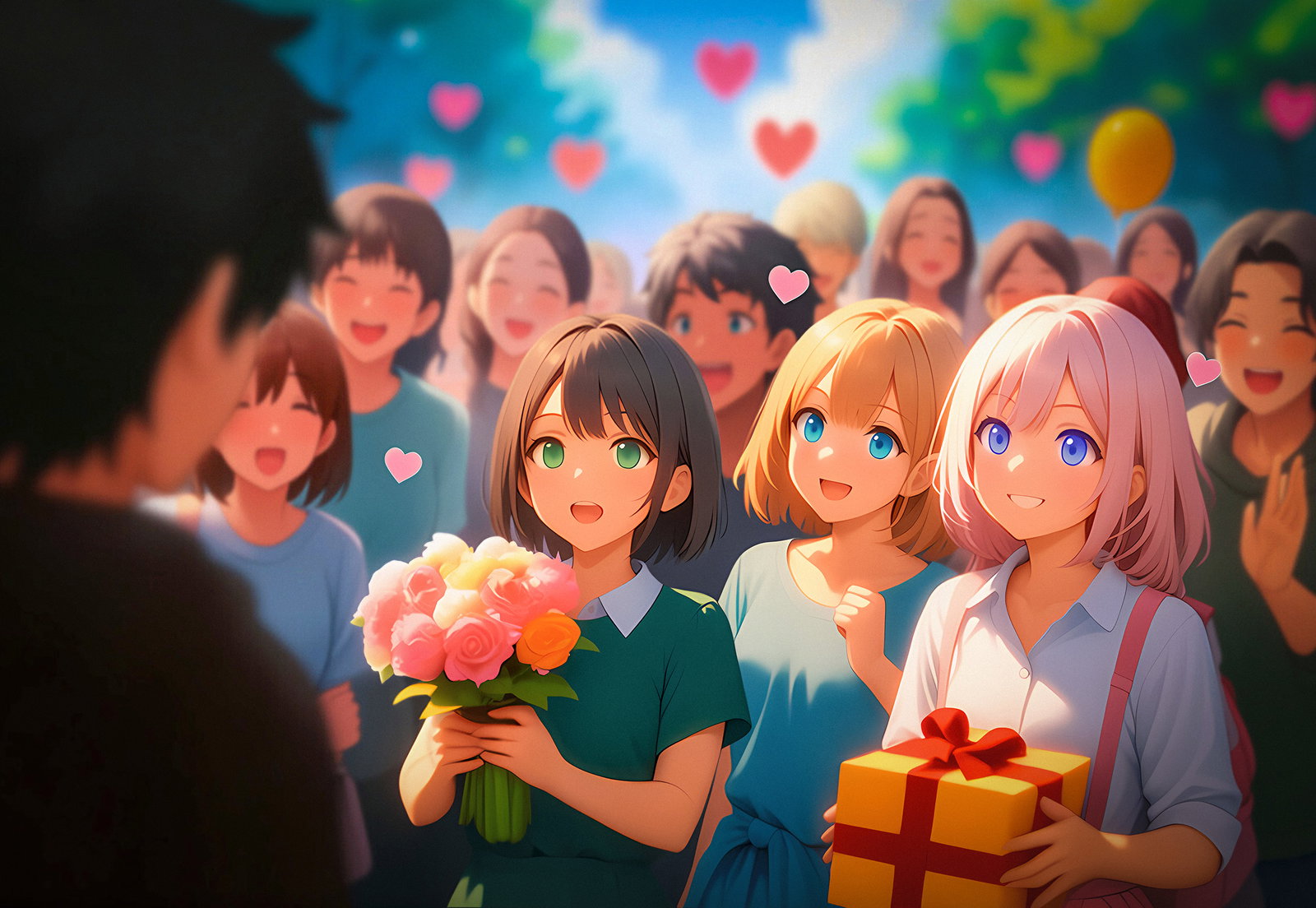 Cover art for Everyone Loves You!, a slice of life scenario on AI Dungeon