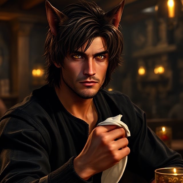 Cover art for Allergic to the Werewolf, a slice of life scenario on AI Dungeon