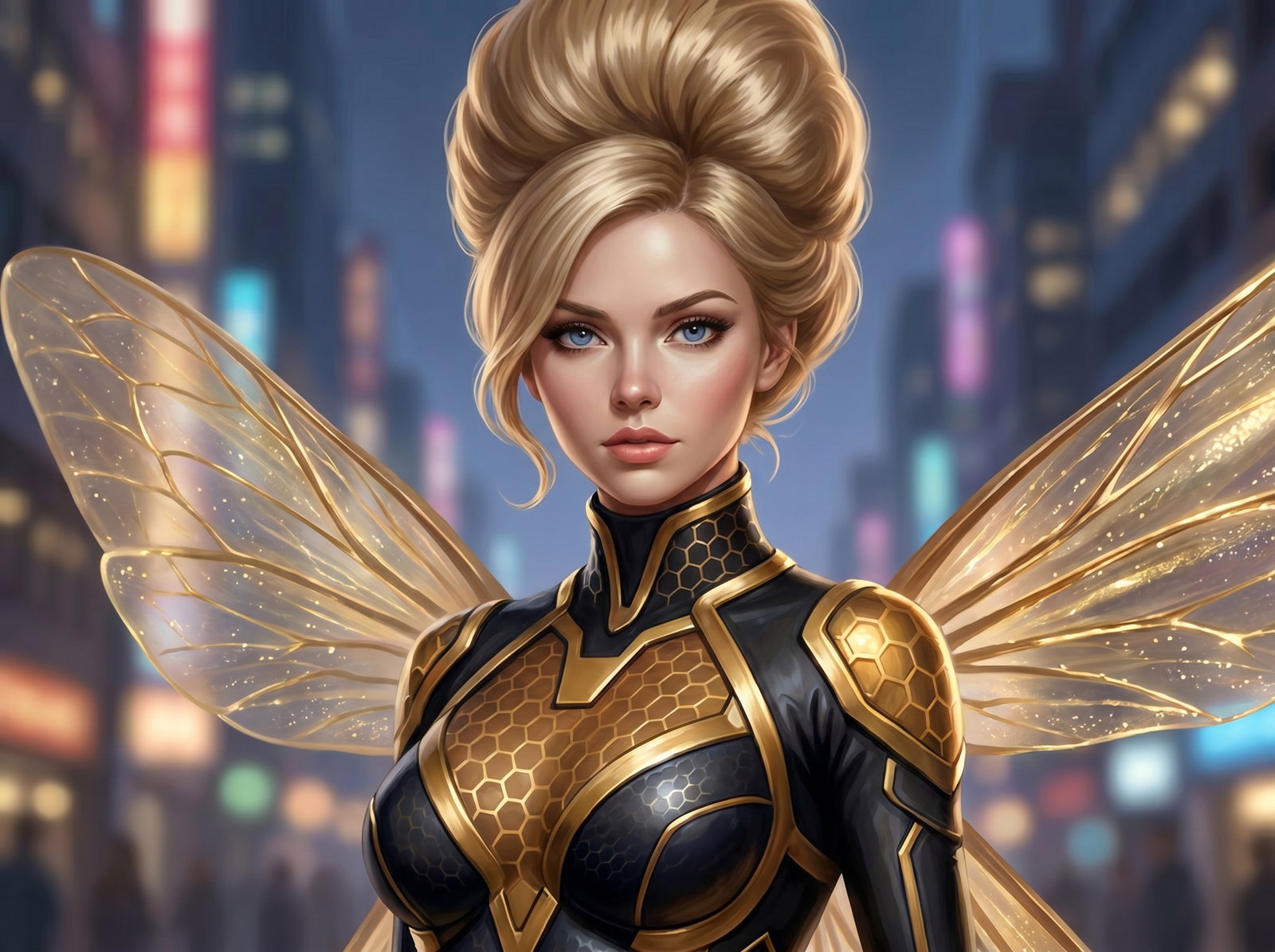 Cover art for Queen Bee - Switched to Villainy, a superseries scenario on AI Dungeon