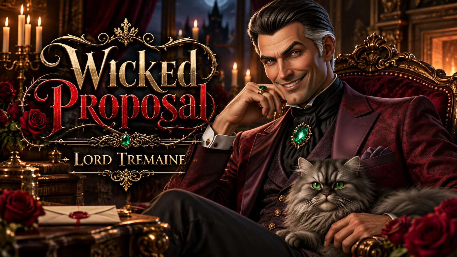 Cover art for Wicked Proposal - Lord Tremaine, a ladystarglitter scenario on AI Dungeon