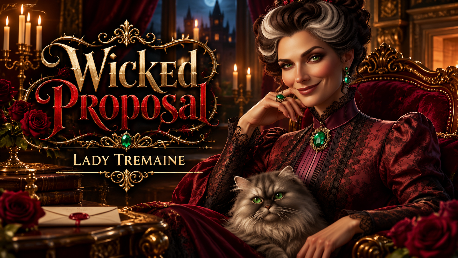 Cover art for Wicked Proposal - Lady Tremaine, a ladystarglitter scenario on AI Dungeon