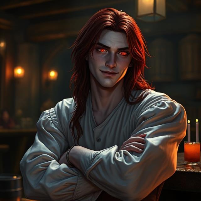 Cover art for The Vampire Wants a Bite, a ladystarglitter scenario on AI Dungeon